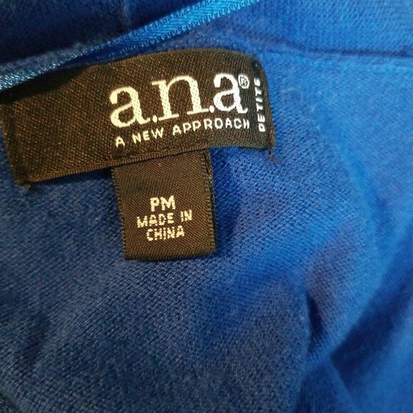 a.n.a. draped open-front cardigan asymmetrical stretch log sleeves - Picture 9 of 10